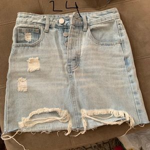 Jean skirt